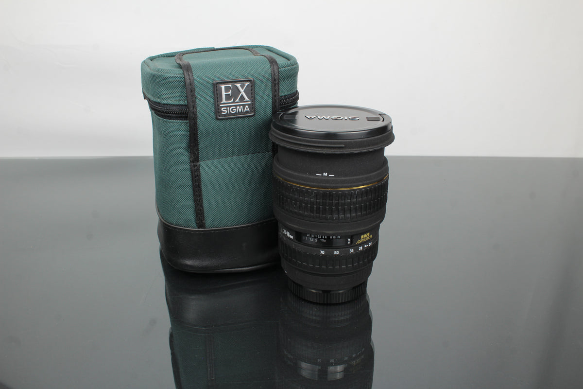 Sigma zoom EX DG 24-70mm 1:2.8 montagem Canon EF