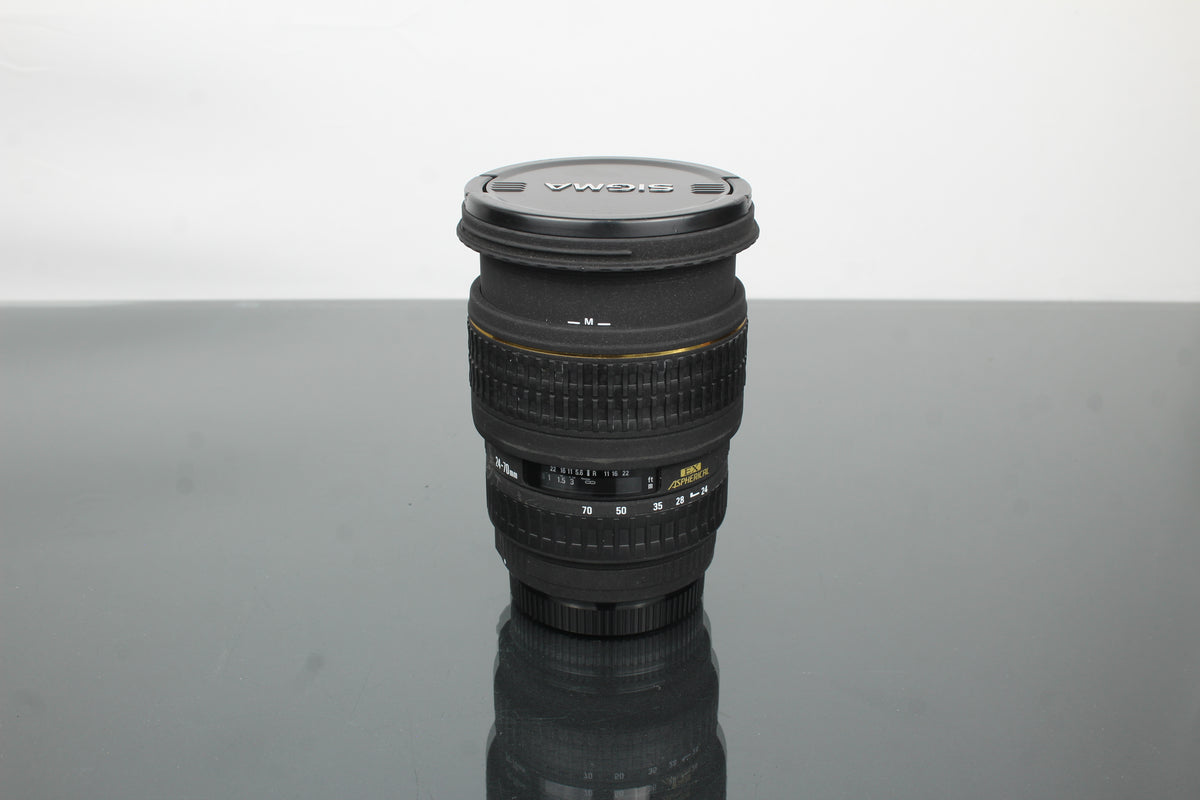 Sigma zoom EX DG 24-70mm 1:2.8 montagem Canon EF