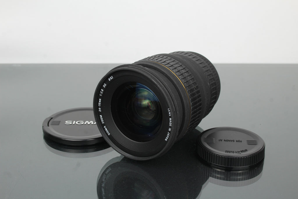 Sigma zoom EX DG 24-70mm 1:2.8 montagem Canon EF