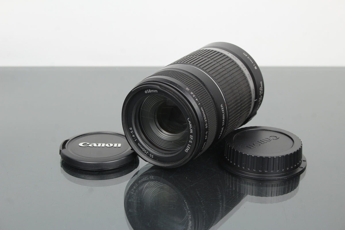 Lente Canon EF-S 55-250mm 1:4-5.6