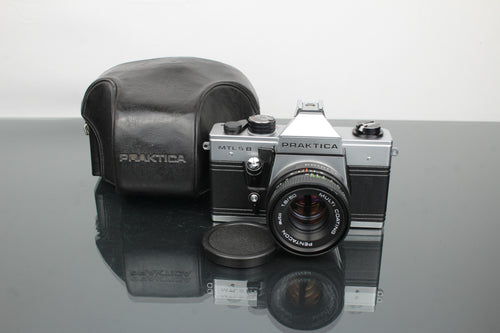 Praktika MLT 5 B + Lente Pentacon auto 1.8/50 (montagem M42)
