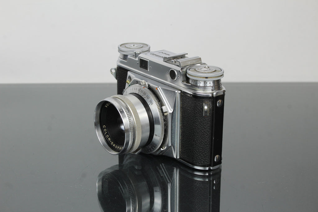 Voigtländer Prominent + lente 50mm f/1.5 Nokton