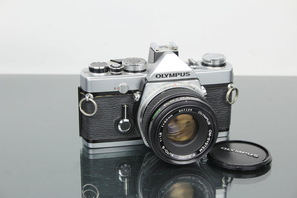 Olympus OM-1 + lente Olympus 50mm 1.8
