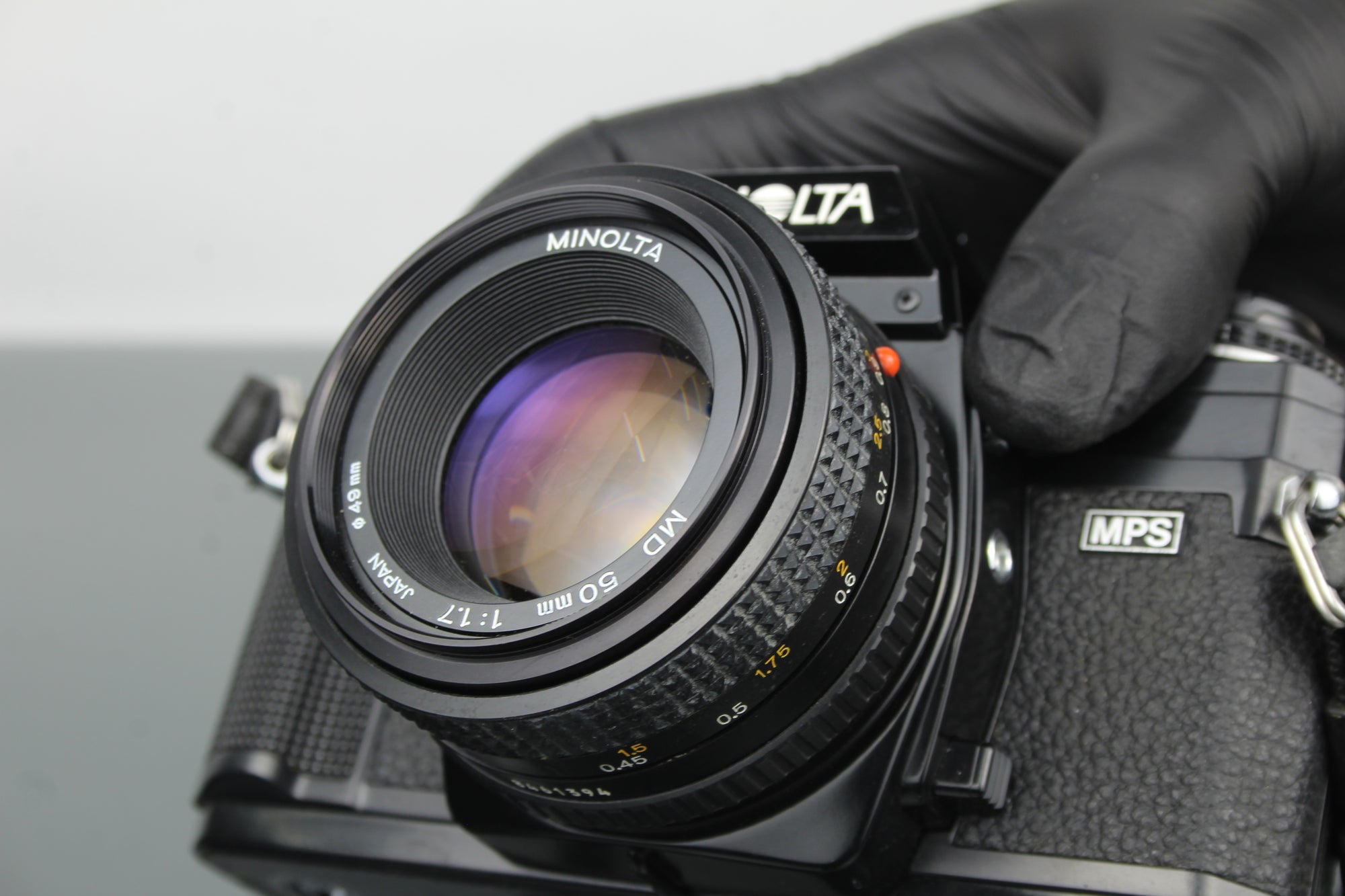 Minolta X-700 + lente MD 50mm 1:1.7