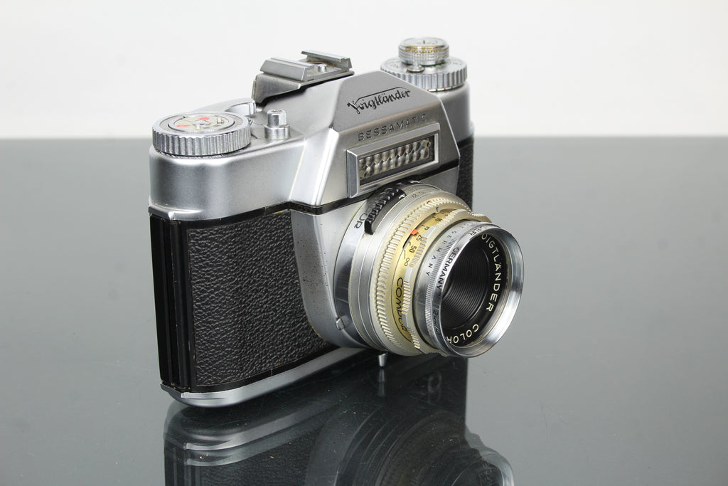 Voigtländer Bessamatic + lente Color-Skopar de 50mm f/2.8