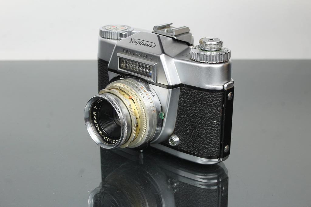 Voigtländer Bessamatic + lente Color-Skopar de 50mm f/2.8