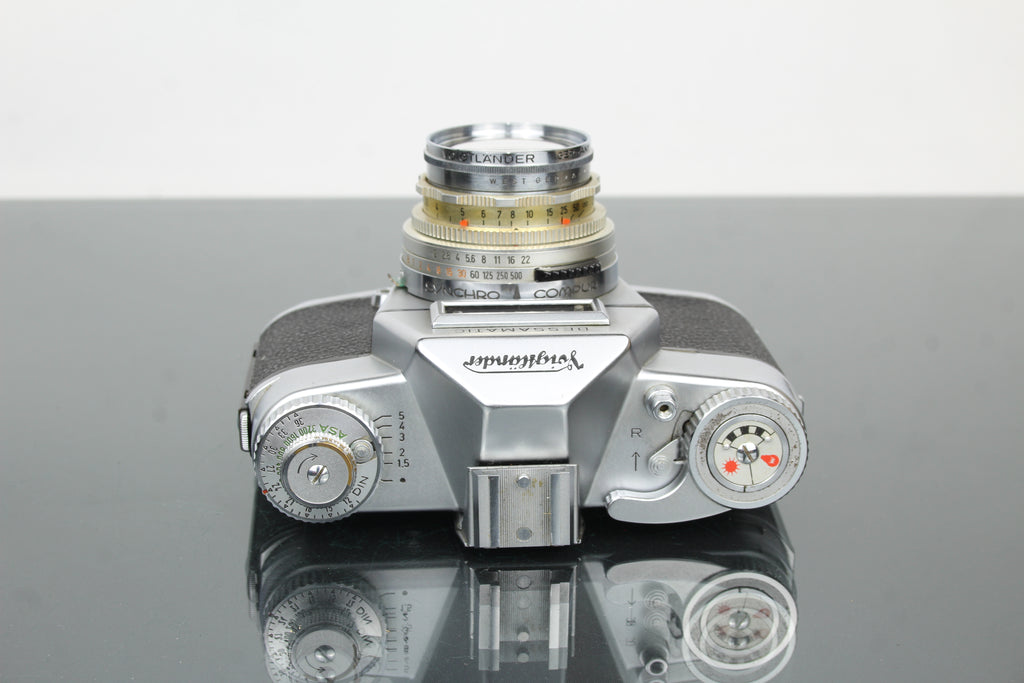 Voigtländer Bessamatic + lente Color-Skopar de 50mm f/2.8