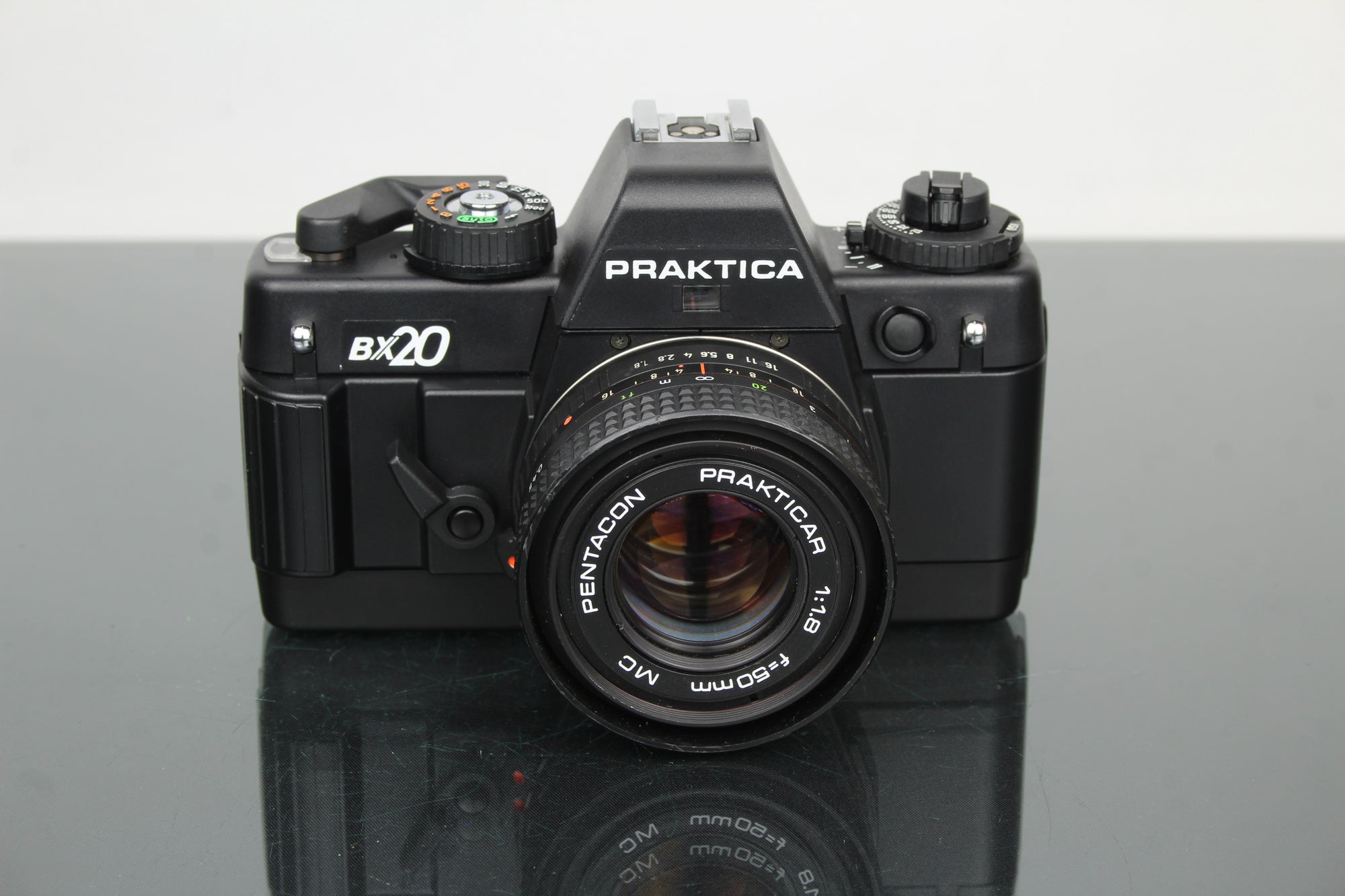 Practica BX20 + Pentacon <tc>Praktica</tc> lente de 50mm 1.8