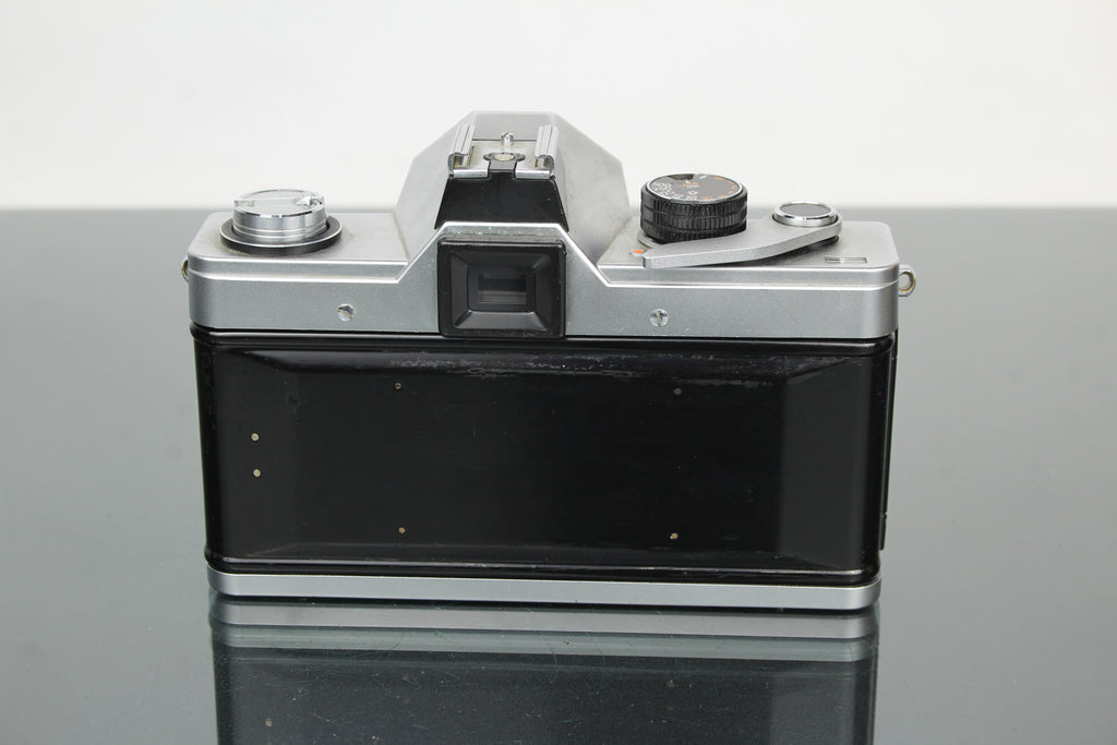 <tc>Praktica</tc> super TL2 + lente Pentacon elétrica 50mm 1.8 M42