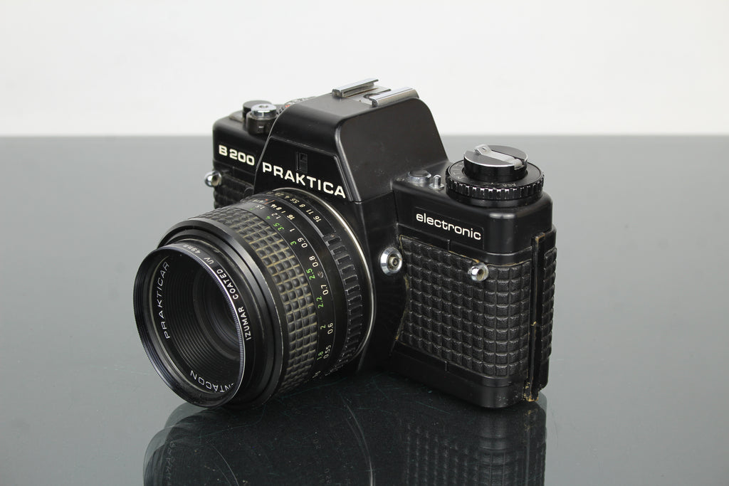 <tc>Praktica</tc> B200 electrónico +  <tc>Praktica</tc>r 50mm 1.8 lente